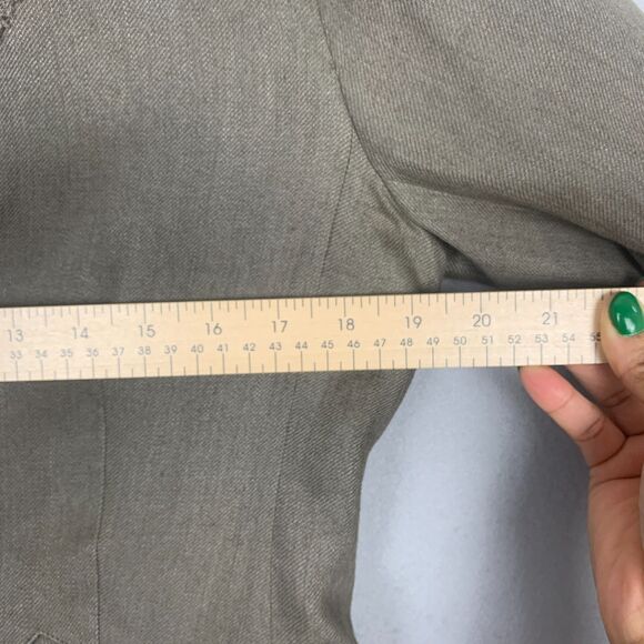 J. Jill 100 % Linen Women’s Blazer Size 6 Taupe Neutral Classic Office Jacket - Picture 4 of 8